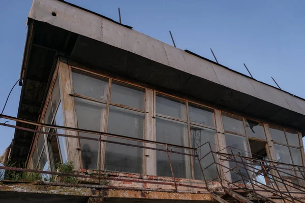 Ruins Abandoned Buildings 1986 Soviet Architecture Chernobyl Danger Infection People — Stock Photo, Image