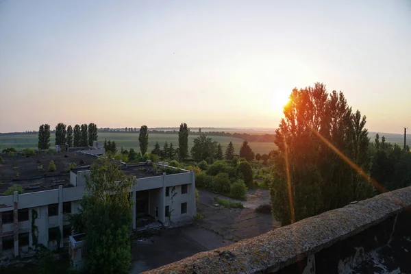 Ruines Bâtiments Abandonnés 1986 Architecture Soviétique Tchernobyl Danger Infection Des — Photo