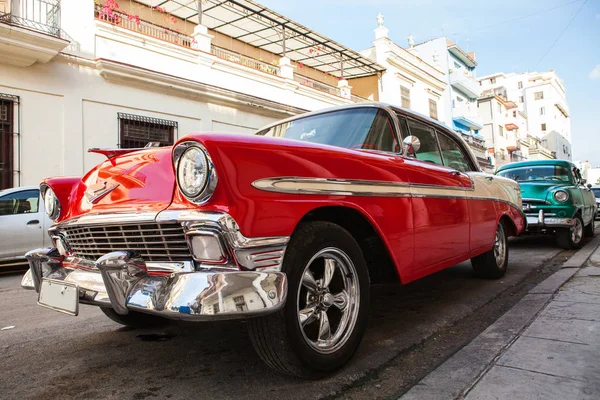 Cuba Havana Amerikaanse Oldtimer — Stockfoto