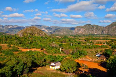 Küba: Valle de Vinales (Unesco Dünya Mirası sit alanı görünümünü)