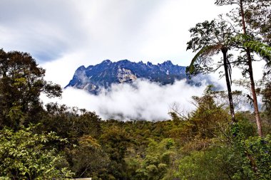 Kinabalu Dağı, Sabah, Malezya, Borneo güzel manzara.