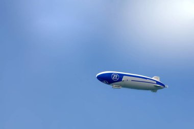 Konstanz Gölü, Almanya - 23 Haziran 2019:: Zeppelin