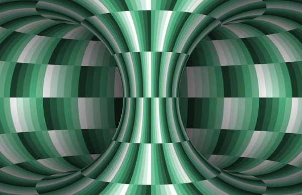 Damalı hyperboloid arka plan hareketli. Vektör göz yanılsaması çizim.