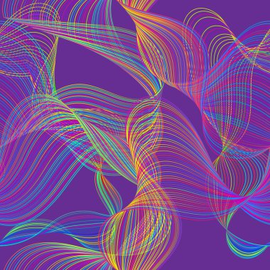 Canlı kaotik satırlarının kentsel seamless modeli.