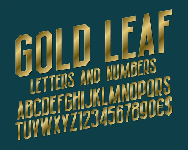 Altın varak harflerin, dolar ve euro para birimi işaretiyle sayıda yazı tipi. İzole tipografik sembolleri.