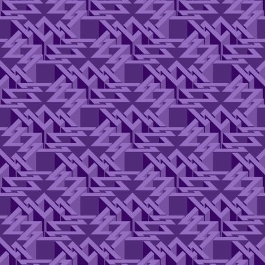 İzometrik, pürüzsüz desen. Soyut illüzyon sonsuz süs dokusu. Web ya da baskı tasarımı için moda geometrik arka planı. Örnekleme eklendi.