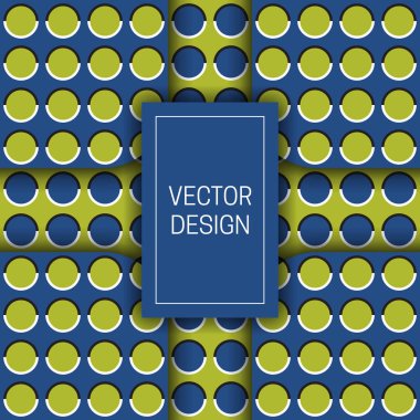 Optik illüzyon hareketli arka plan metni için dikdörtgen çerçeve ile Katmanlar. Modaya uygun ambalaj tasarım veya kapak şablonu.