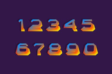 Dolar ve euro para birimi işaretiyle sıcak renkler 3d numaralarını ısıtmalı.