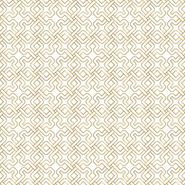 Doğulu narin süslemeleri olan kusursuz altın desenler..