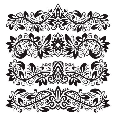 Klasik dekoratif elementler kümesi