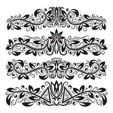 Klasik dekoratif elementler kümesi