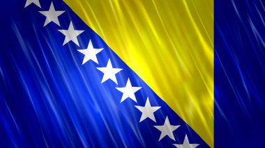 Bosna-Hersek Baskı Bayrağı, Duvar Kağıdı Amaçlı, Boyut : 7680(Genişlik) x 4320(Yükseklik) Piksel, 300 dpi, Jpg Formatı