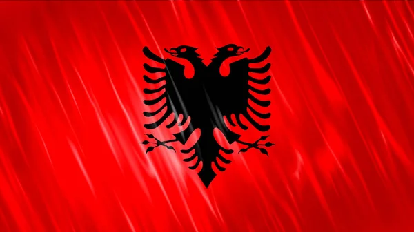 Albania Flaga Druku Tapeta Celów Rozmiar 7680 Szerokość 4320 Wysokość — Zdjęcie stockowe