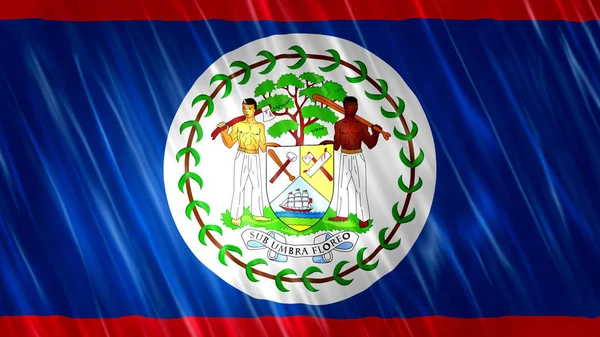 Belize Flaga Druku Tapeta Celów Rozmiar 7680 Szerokość 4320 Wysokość — Zdjęcie stockowe