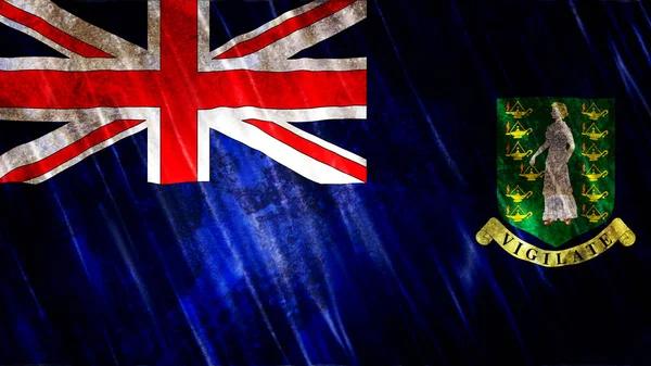 英属维尔京群岛国旗印刷 壁纸用途 7680 4320 300 Dpi Jpg — 图库照片