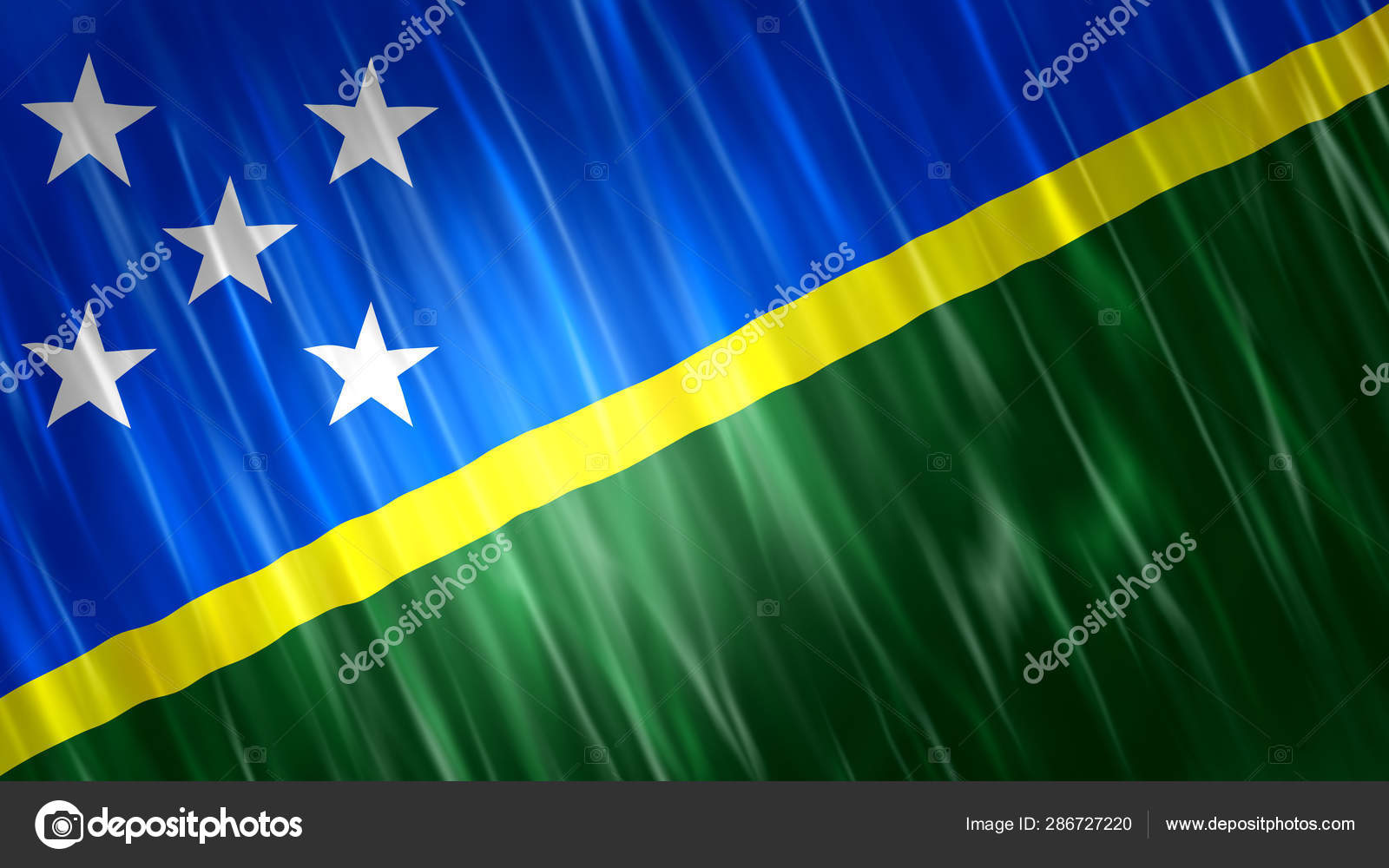 Solomon Islands Flag Print Wallpaper Purposes Size 7680 Width 4320
