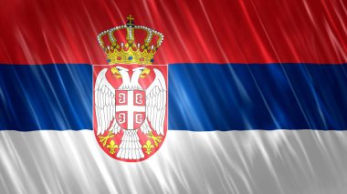 Sırbistan bayrağı baskı, duvar kağıdı amaçları, boyutu: 7680 (genişlik) x 4320 (yükseklik) piksel, 300 dpi, jpg formatı