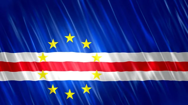 Cape Verde Flagge Für Druck Hintergrundbild Größe 7680 Breite 4320 — Stockfoto