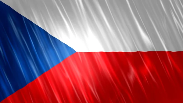 Tsjechische Republiek Vlag Voor Print Behang Doeleinden Grootte 7680 Breedte — Stockfoto
