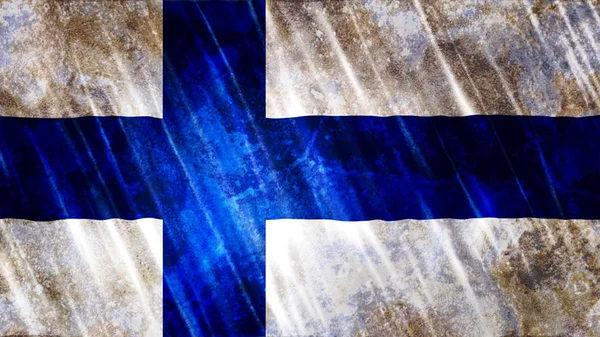 Finland Flag Print Wallpaper Purposes Size 7680 Width 4320 Height — Stock Photo, Image