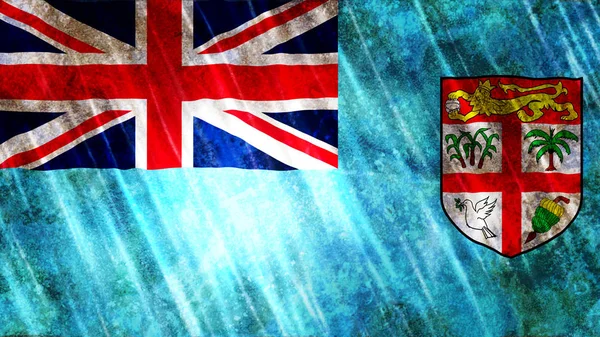 Fiji Vlag Voor Print Behang Doeleinden Grootte 7680 Breedte 4320 — Stockfoto