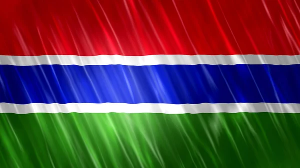 Gambia Zászló Nyomtatás Háttérkép Célokra Méret 7680 Szélesség 4320 Magasság — Stock Fotó