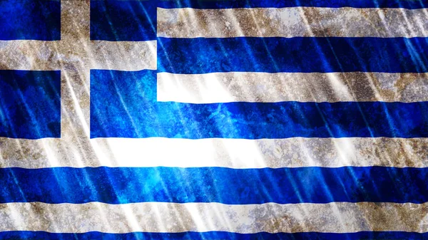 Bandera Grecia Para Imprimir Fondos Pantalla Tamaño 7680 Ancho 4320 — Foto de Stock