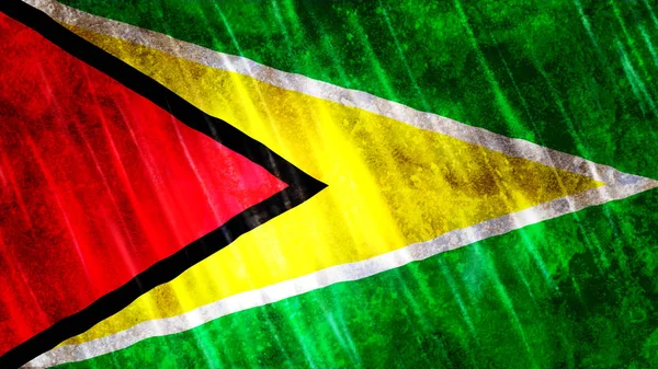 Guyana Flag Print Wallpaper Purposes Size 7680 Width 4320 Height — Stock Photo, Image