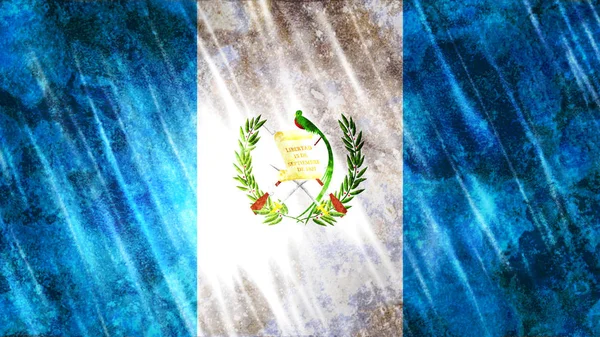 Guatemalská Vlajka Pro Tisk Účely Tapety Velikost 7680 Šířka 4320 — Stock fotografie