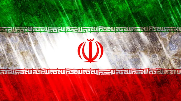 Iranische Flagge Für Druckzwecke Tapete Größe 7680 Breite 4320 Höhe — Stockfoto