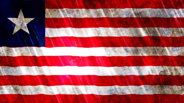 Liberia Flaga Druku Tapeta Celów Rozmiar 7680 Szerokość 4320 Wysokość — Zdjęcie stockowe