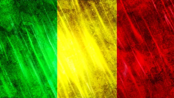 Mali Flag Print Wallpaper Purposes Size 7680 Width 4320 Height — Stock Photo, Image