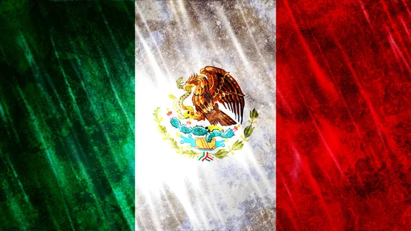 Mexico Flag Print Wallpaper Purposes Size 7680 Width 4320 Height — Stock Photo, Image