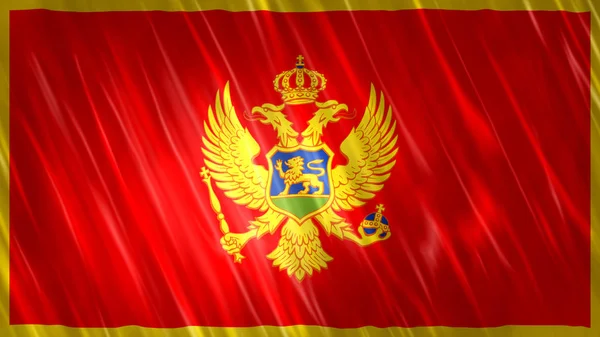 Montenegro Flag Print Wallpaper Purposes Size 7680 Width 4320 Height — Stock Photo, Image