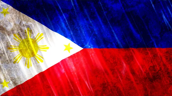 Philippines Flag Print Wallpaper Purposes Size 7680 Width 4320 Height — Stock Photo, Image