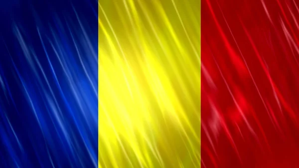 Bandera Rumania Para Imprimir Fondos Pantalla Tamaño 7680 Ancho 4320 — Foto de Stock