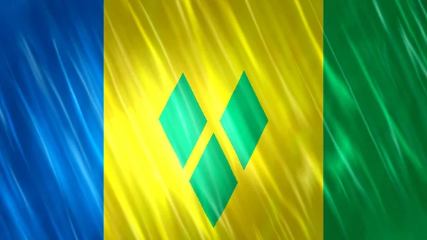 Сент Вінсент Гренадини Прапор Друку Шпалери Цілей Розмір 7680 Ширина — стокове фото