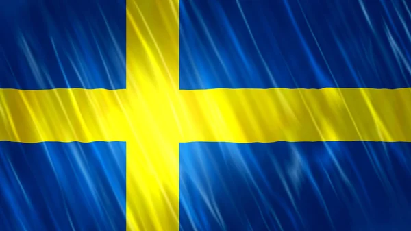 Sweden Flag Print Wallpaper Purposes Size 7680 Width 4320 Height — Stock Photo, Image