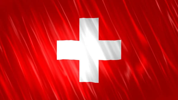 Svájc Flag Print Háttérkép Célokra Méret 7680 Szélesség 4320 Magasság — Stock Fotó