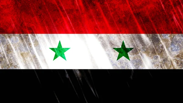 Syria Flagge Zum Drucken Tapete Größe 7680 Breite 4320 Höhe — Stockfoto
