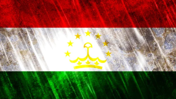 Tajikistan Flag Print Wallpaper Purposes Size 7680 Width 4320 Height — Stock Photo, Image