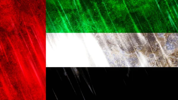 Vereinigte Arabische Emirate Uae Flagge Zum Drucken Hintergrundbild Größe 7680 — Stockfoto