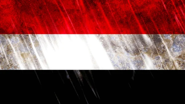 Yemen Flag Print Wallpaper Purposes Size 7680 Width 4320 Height — Stock Photo, Image