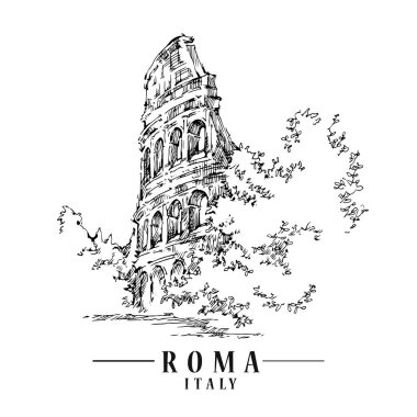 Roma kroki çizim.