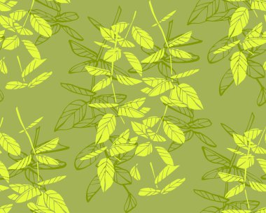 Çiçek seamless modeli. Elle çizilmiş şekil. Tam ekran tarama atrwork.