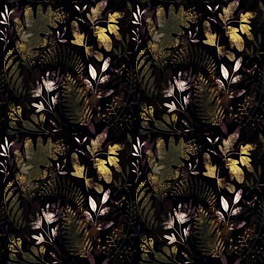 Yeşil bitkiler. Tam boy raster sanat eseri. Doğa renkleri.