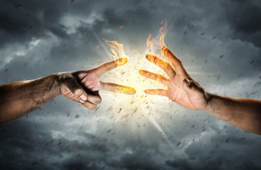 Yakın kadar Rock Paper Scissors çatışma