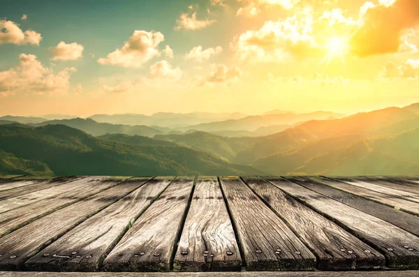 Table Top Blur Nature Background — Stock Photo, Image