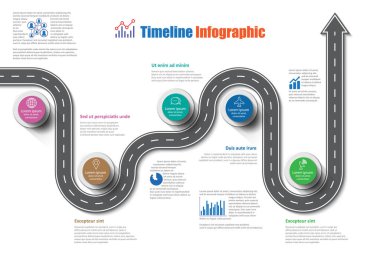 Soyut arkaplan dönüm noktası olan iş haritası bilgi çizelgesi şablonu modern diyagram teknolojisi dijital pazarlama veri sunum grafiği çizelgesi gösterimi