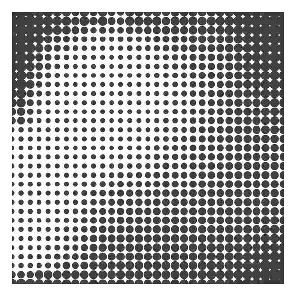 Monochroom halftone achtergrond — Stockvector